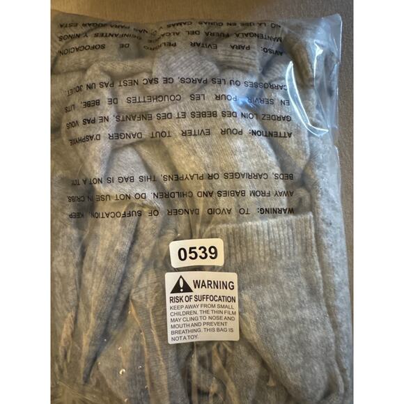 Juicy Couture Y2K Grey Silver Sparkle Embellished Open Cardigan Hooded Size M - Picture 9 of 9